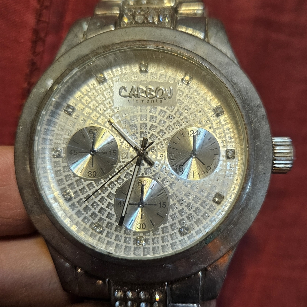 Mens Carbon Watch Estate Item